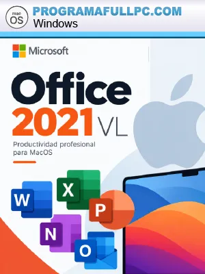 Microsoft Office 2021 VL MacOS Full Español