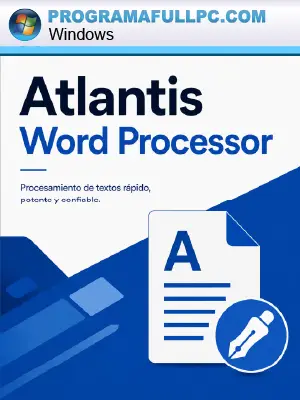 Atlantis Word Processor Full Español