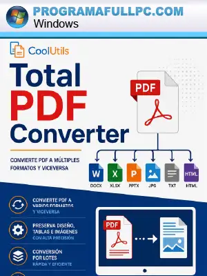 Coolutils Total PDF Converter Full Español